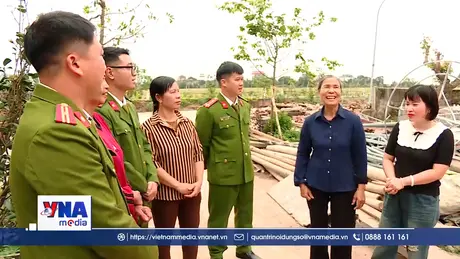 Công an cơ sở và bình yên tại miền quê Ninh Bình