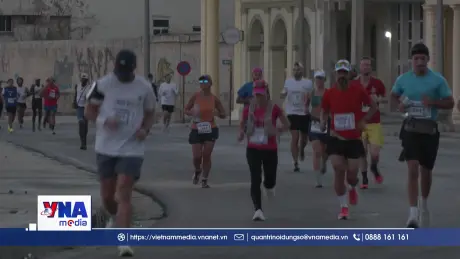 Hàng nghìn người tham gia giải chạy Marabana tại Cuba