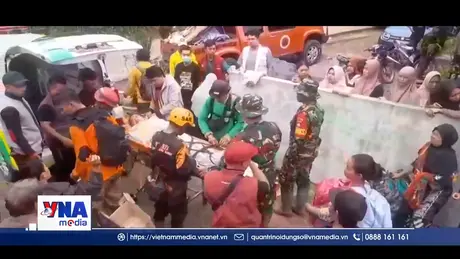 Thiệt hại lớn do lở đất tại Indonesia