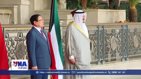 Lễ đón Thủ tướng Phạm Minh Chính thăm chính thức Kuwait