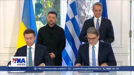 Ukraine và Hy Lạp ký thỏa thuận năng lượng quan trọng