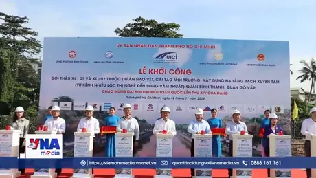 Khởi công toàn bộ gói thầu xây lắp của dự án rạch Xuyên Tâm