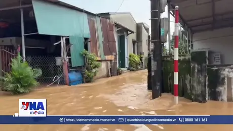 Quảng Trị: Lũ trên các sông xuống chậm, hơn 1.500 hộ bị ngập