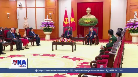 Tổng Bí thư Tô Lâm đã tiếp Phó Thủ tướng, Bộ trưởng Quốc phòng Slovakia