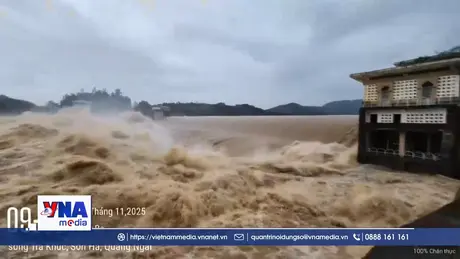 Lũ trên các sông tại Quảng Ngãi đang lên