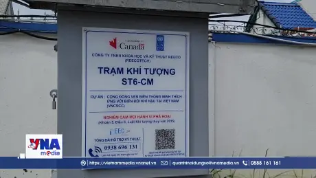 Bàn giao hệ thống cảnh báo sớm và quản lý thiên tai tại Cần Thơ