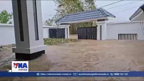 Mưa lớn gây ngập lụt, chia cắt nhiều khu vực tại Đắk Lắk