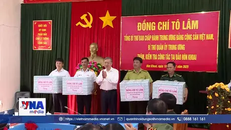 Tổng Bí thư Tô Lâm thăm và làm việc tại Cà Mau