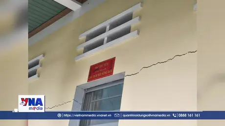 Tiếng nổ dưới đất gây nứt nhà tại xã Ia Rsai, Gia Lai