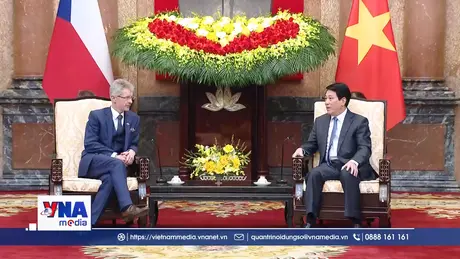 Chủ tịch nước Lương Cường tiếp Chủ tịch Thượng viện Cộng hoà Séc