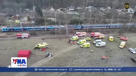 Va chạm tàu hỏa tại Séc khiến nhiều người bị thương