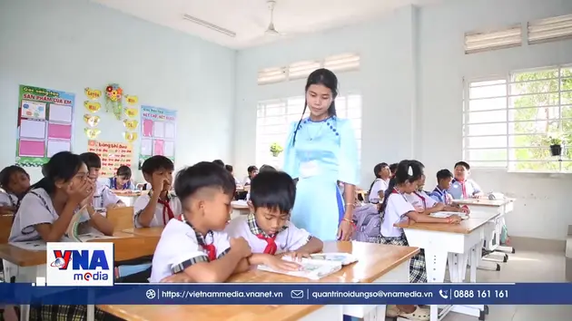 Cô giáo Khmer miệt mài gieo chữ cho trẻ em vùng biên Tây Ninh