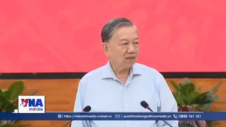 Tổng Bí thư Tô Lâm làm việc với Ban Thường vụ Tỉnh ủy An Giang