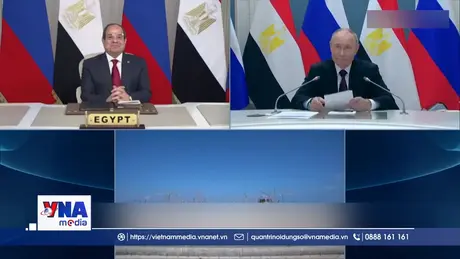 Ai Cập và Nga ký thỏa thuận hợp tác về nhiên liệu hạt nhân