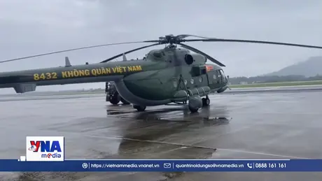 Sư đoàn 372 sẵn sàng bay cứu trợ đồng bào lũ lụt khu vực miền Trung