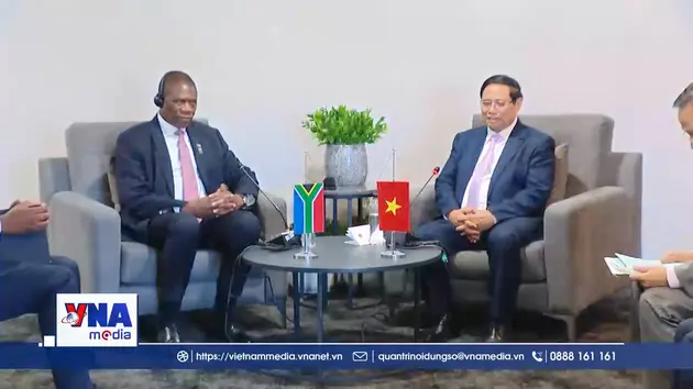 Thủ tướng Phạm Minh Chính tiếp Phó Tổng thống Nam Phi