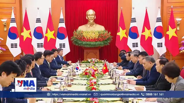 Tổng Bí thư Tô Lâm hội kiến với Chủ tịch Quốc hội Hàn Quốc