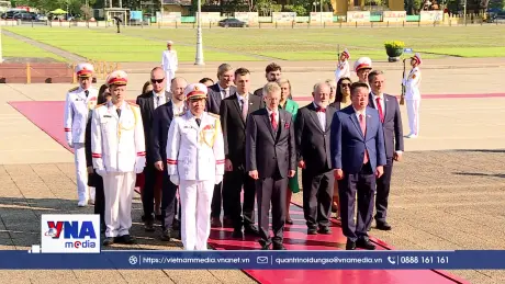 Chủ tịch Thượng viện Quốc hội Cộng hòa Séc vào Lăng viếng Chủ tịch HCM