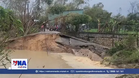 Người dân Gia Lai thiệt hại nặng nề sau vỡ đê Luật Lễ