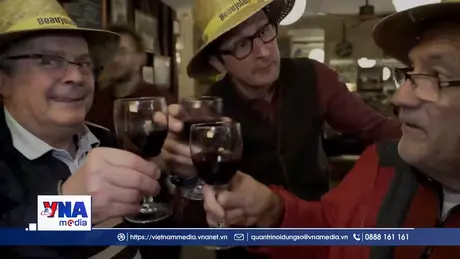 Rộn ràng lễ hội vang tươi Beaujolais