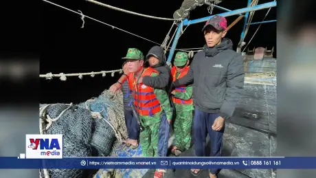 Đồn Biên phòng Cát Bà hỗ trợ kịp thời một thuyền viên bị tai nạn nghiêm trọng trong đêm