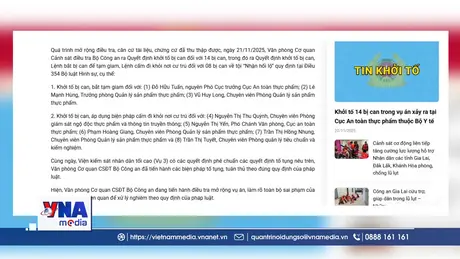 Khởi tố 14 bị can trong vụ án xảy ra tại Cục An toàn thực phẩm