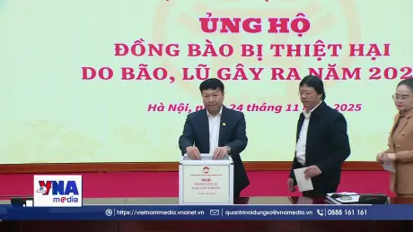 Mặt trận Thủ đô phát động ủng hộ đồng bào bị thiệt hại do bão, lũ