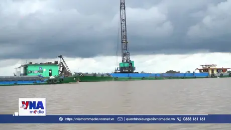 Đồng Tháp đã cung cấp 12,15 triệu m3 cát cho dự án giao thông trọng điểm