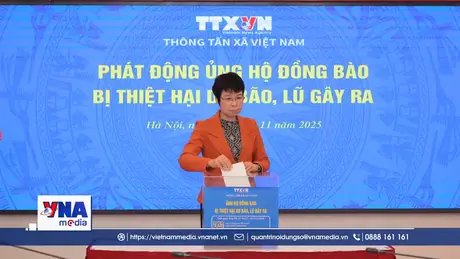 Thông tấn xã Việt Nam phát động ủng hộ đồng bào bị thiệt hại do bão lũ