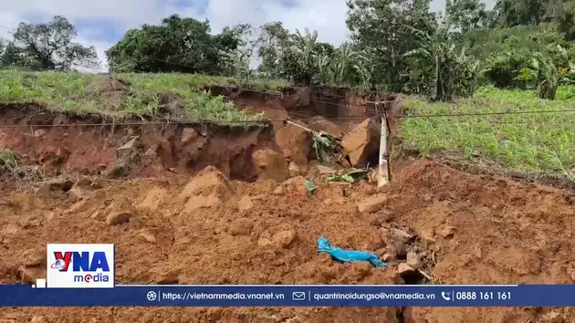 Mưa lũ gây sạt lở nặng tại xã Bác Ái Tây – Khánh Hòa