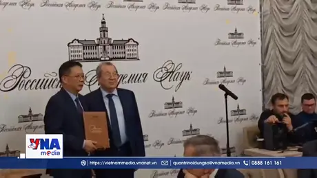Giáo sư, Viện sĩ Châu Văn Minh nhận danh hiệu Viện sĩ Viện Hàn lâm Khoa học Nga