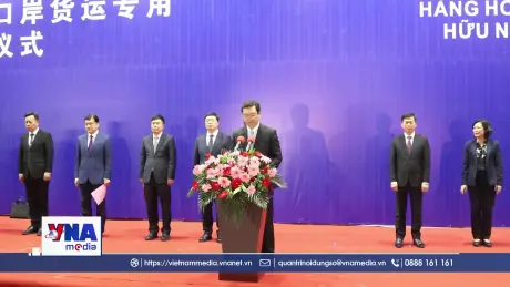 Khánh thành đường chuyên dụng vận chuyển hàng hóa khu vực cửa khẩu