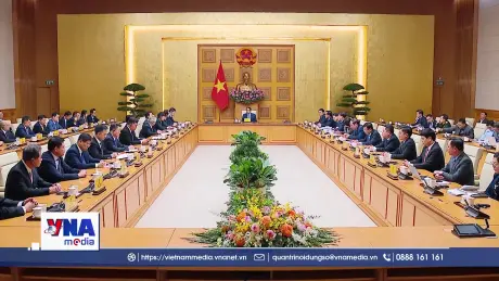 Thủ tướng Phạm Minh Chính tiếp Chủ tịch Khu tự trị Quảng Tây