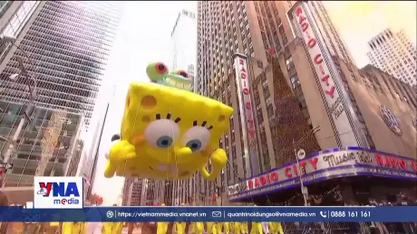 New York bùng nổ sắc màu trong lễ diễu hành Macy’s 2025