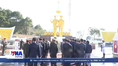 Khánh thành đài tưởng niệm liên minh chiến đấu Lào – Việt Nam tỉnh Xaysomboun