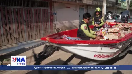 Thái Lan khắc phục thiệt hại do lũ lụt tại các tỉnh miền Nam