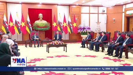 Tổng Bí thư Tô Lâm tiếp Quốc vương Brunei
