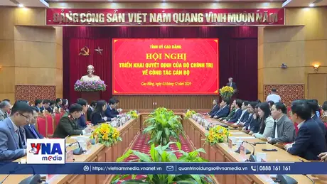 Đồng chí Phan Thăng An giữ chức Bí thư Tỉnh ủy Cao Bằng