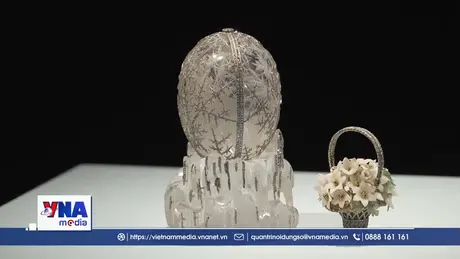 Trứng Phục sinh Hoàng gia Faberge lại phá kỷ lục đấu giá