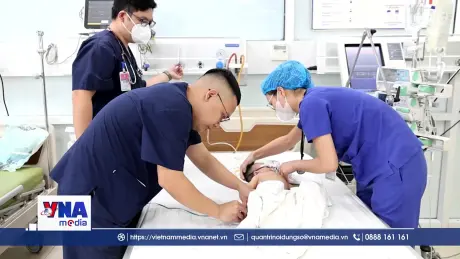 Cấp cứu kịp thời bé gái 2 tháng tuổi viêm phổi nặng