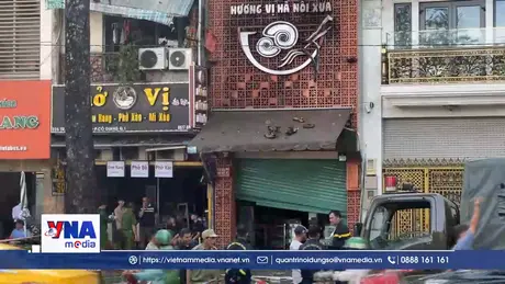 Cháy quán ăn tại Thành phố Hồ Chí Minh, 4 người tử vong