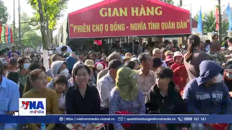 Khai mạc chương trình về nguồn và “Phiên chợ nghĩa tình quân – dân”