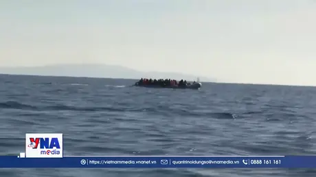 Lật thuyền ở ngoài khơi Hy Lạp, ít nhất 18 người thiệt mạng