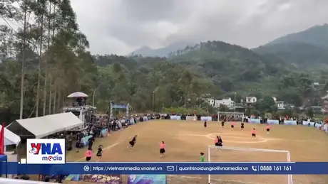 Trao Giải Bóng đá nữ các dân tộc thiểu số tỉnh Quảng Ninh