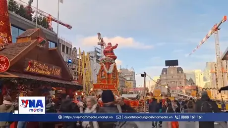 Mùa lễ hội dệt sự gắn kết giữa lòng Brussels