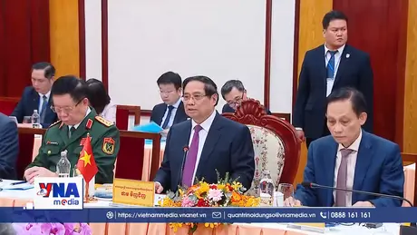 Thủ tướng Phạm Minh Chính hội đàm với Thủ tướng Campuchia