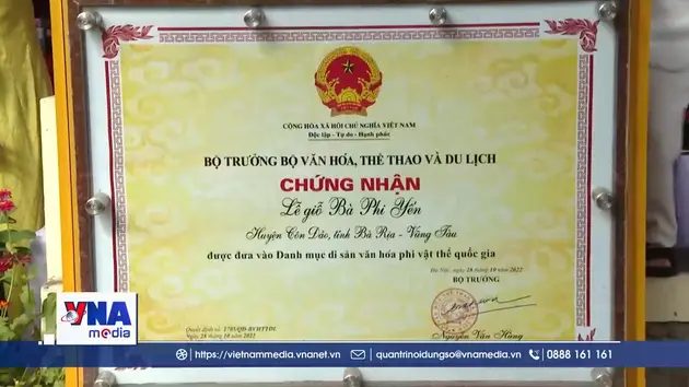 Lễ giỗ bà Phi Yến - Dấu ấn văn hóa đặc sắc ở Côn Đảo