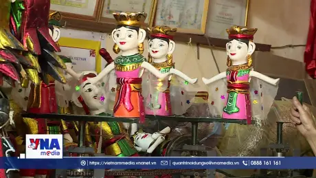 Giữ nghệ thuật múa rối nước giữa nhịp sống hiện đại