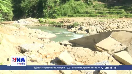 Nhiều ngầm tràn tại Thanh Hóa hư hỏng ảnh hưởng đến giao thông