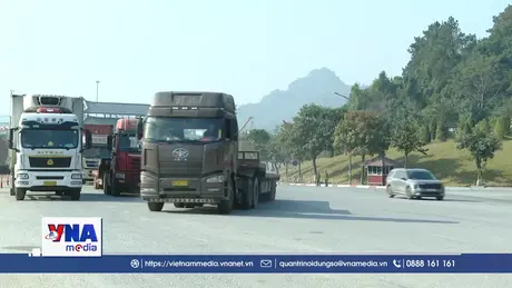 Thông suốt vận chuyển hàng hóa hai chiều qua cặp cửa khẩu tại Lạng Sơn